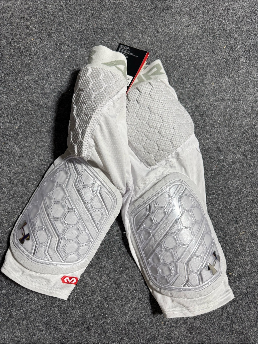 Under Armour White Gray Gameday Armour Pro 5-Pad Girdle